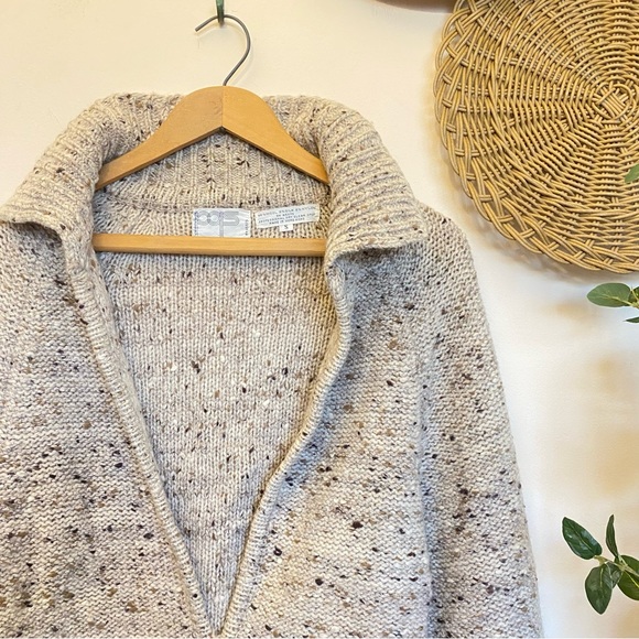 Vintage PQs Peter G’s General Store Chunky Knit Oatmeal Sweater / Cardigan - Picture 9 of 9